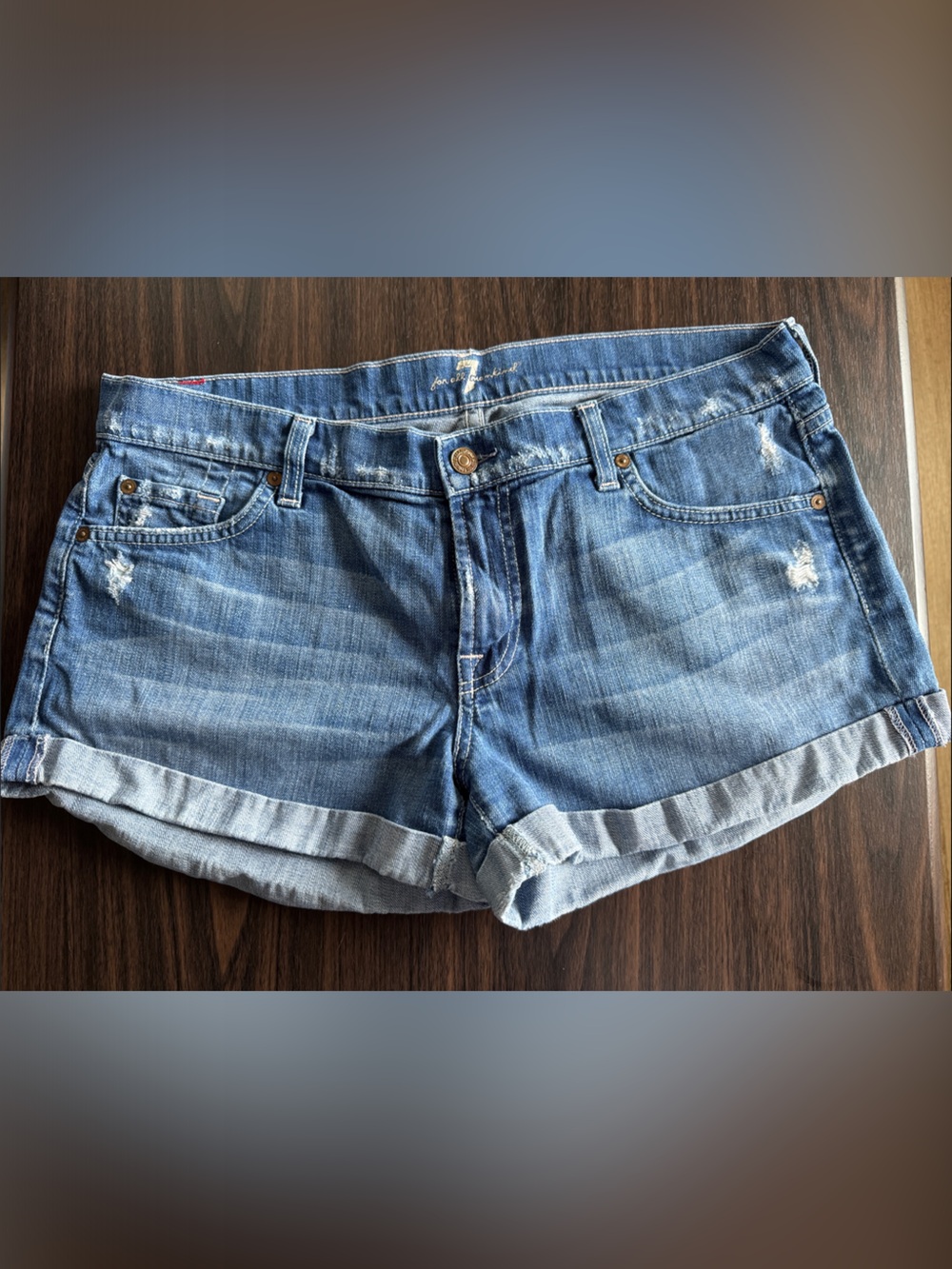 7 for all Mankind Denim Shorts